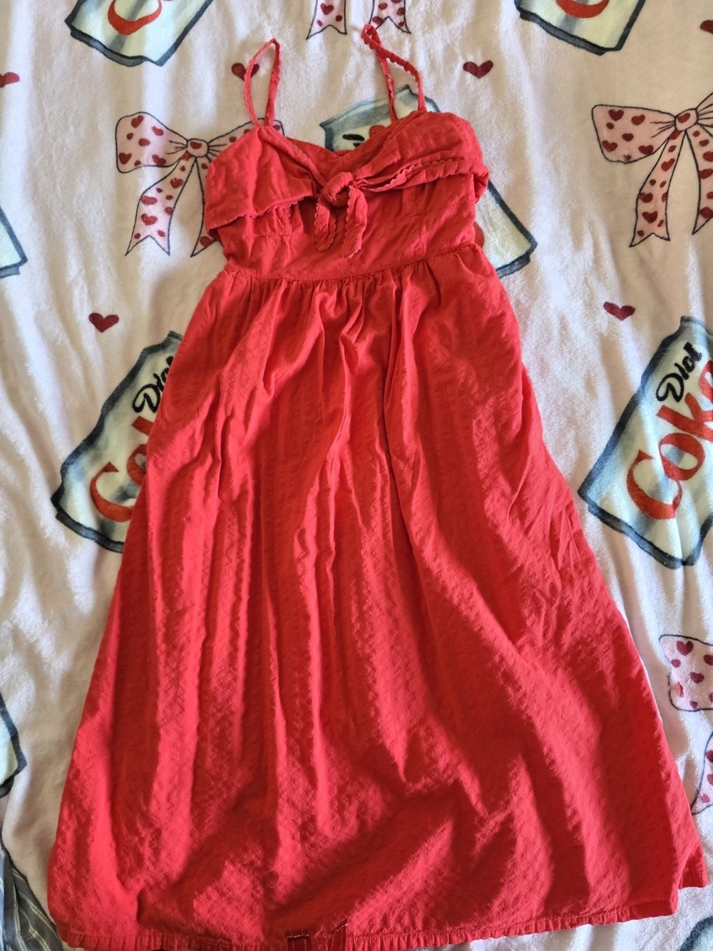 Old Navy Red Spaghetti Strap Sundress